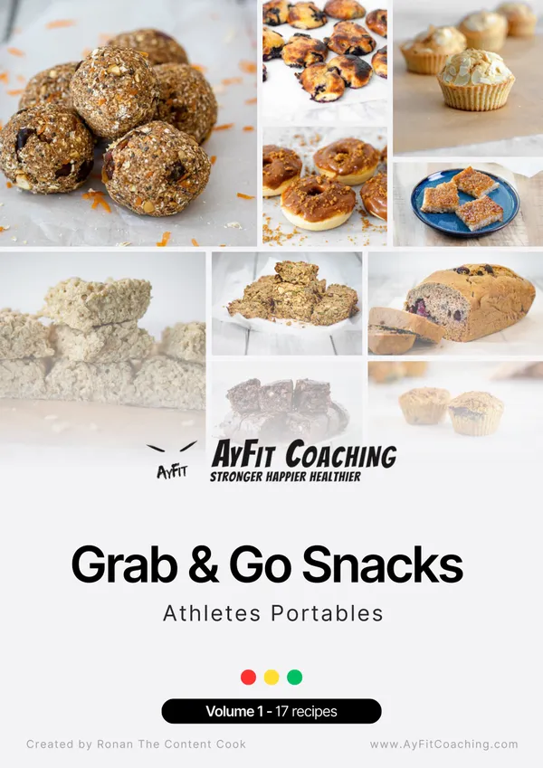 Grab and Go Snacks recipe book cover